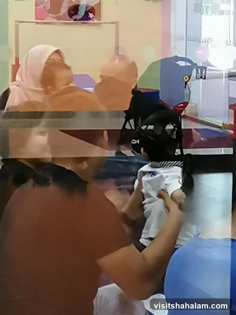 People interacting in a room
