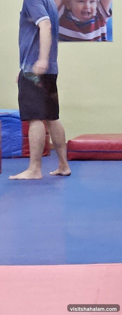 Gymnastics Mats and Child Poster