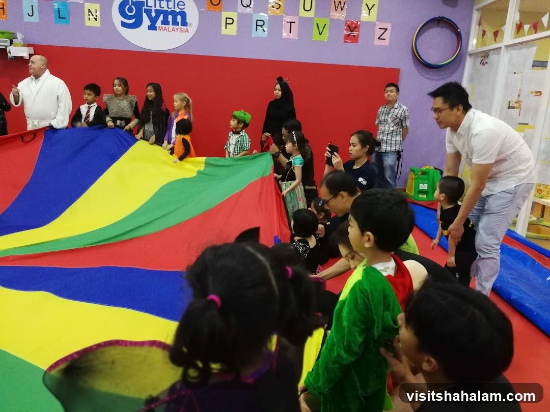 Children and adults gathered for an activity
