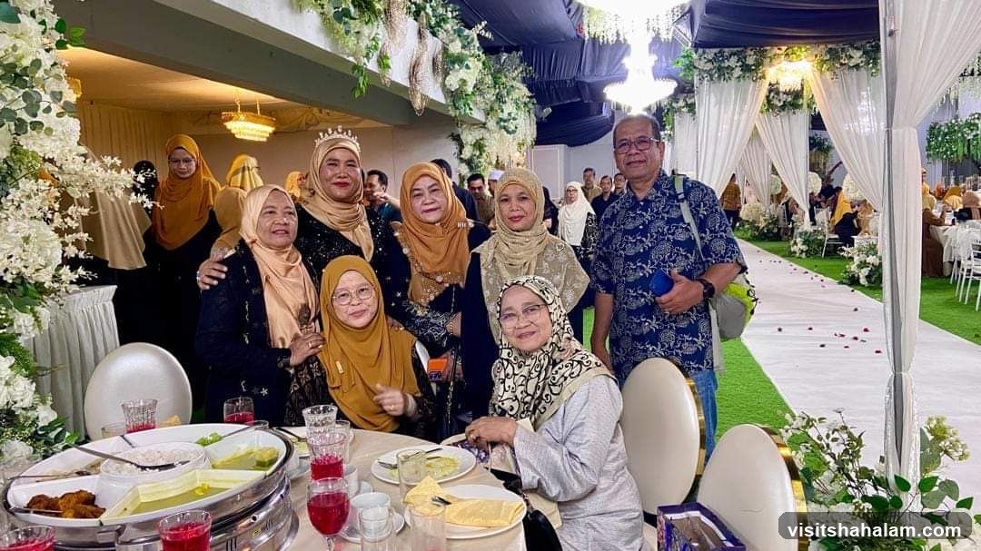 Group posing at a formal event