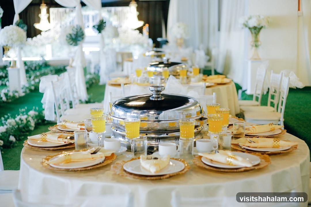 Buffet Table Setting
