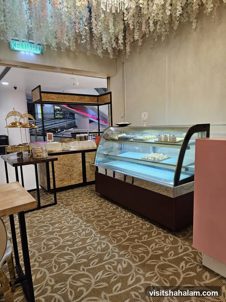 Dessert Display and Buffet Area