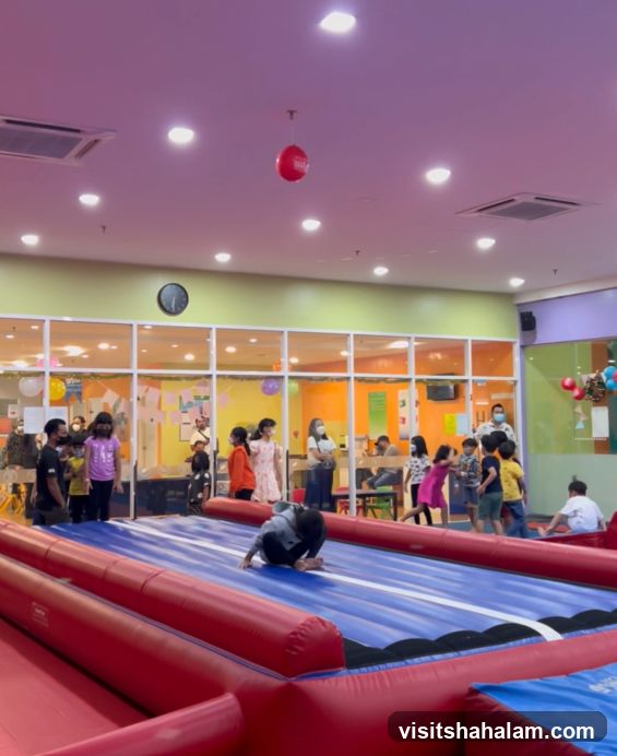 Indoor Play Area with Children