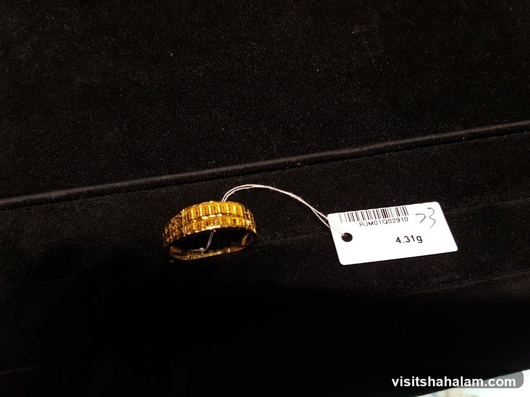 Gold Ring with Tag