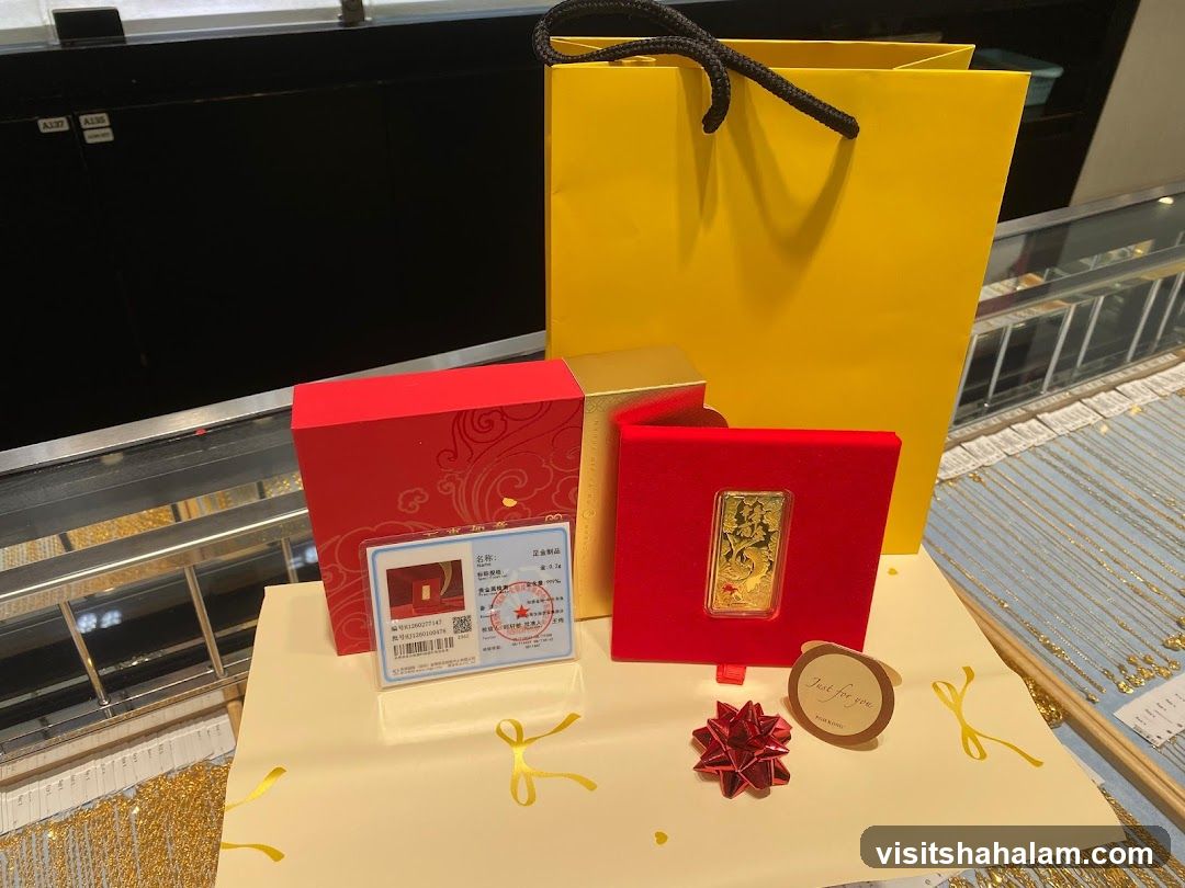 Gold Bar and Jewelry Display