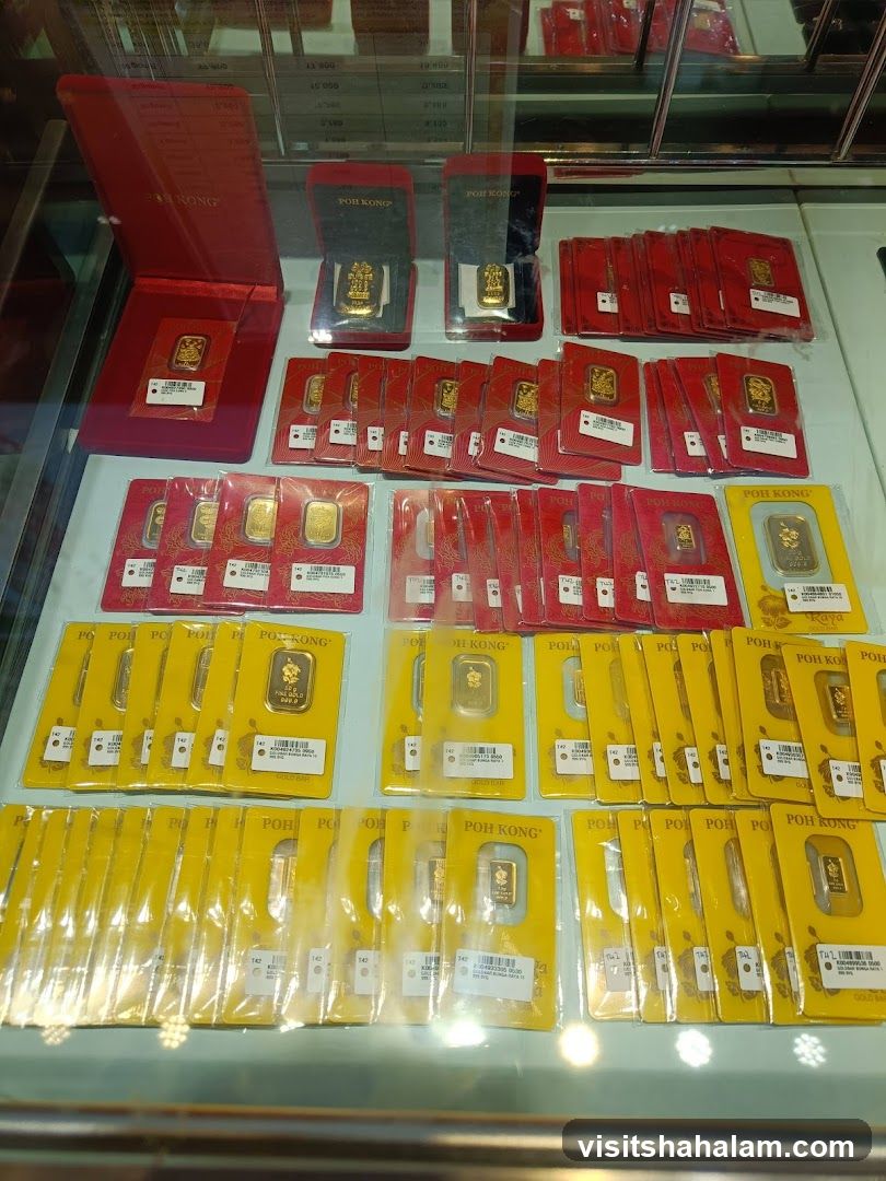 Gold Bars Display