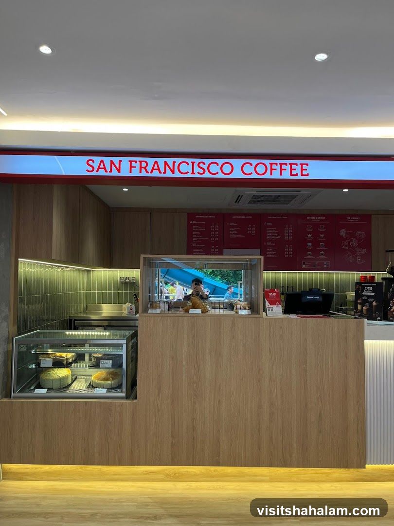 San Francisco Coffee Counter