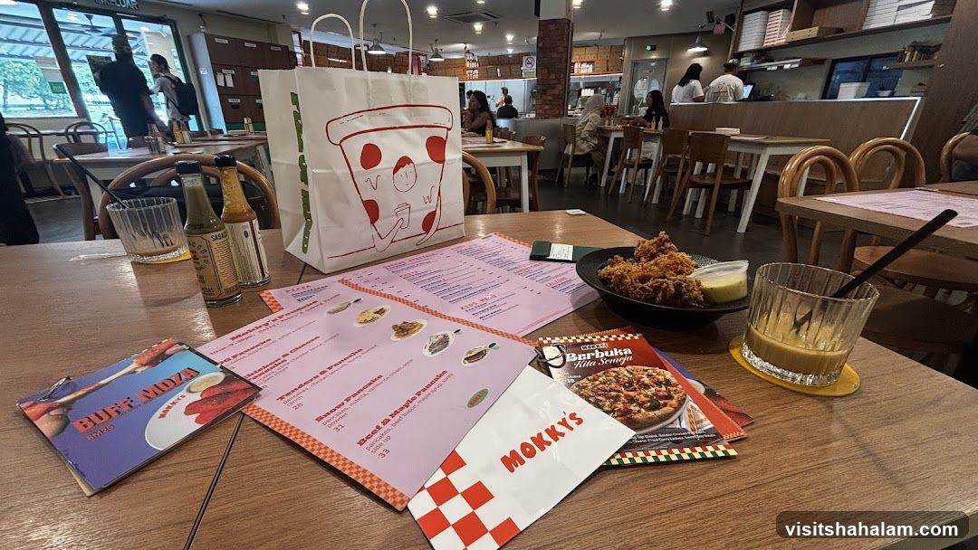 Table with Food and Menus