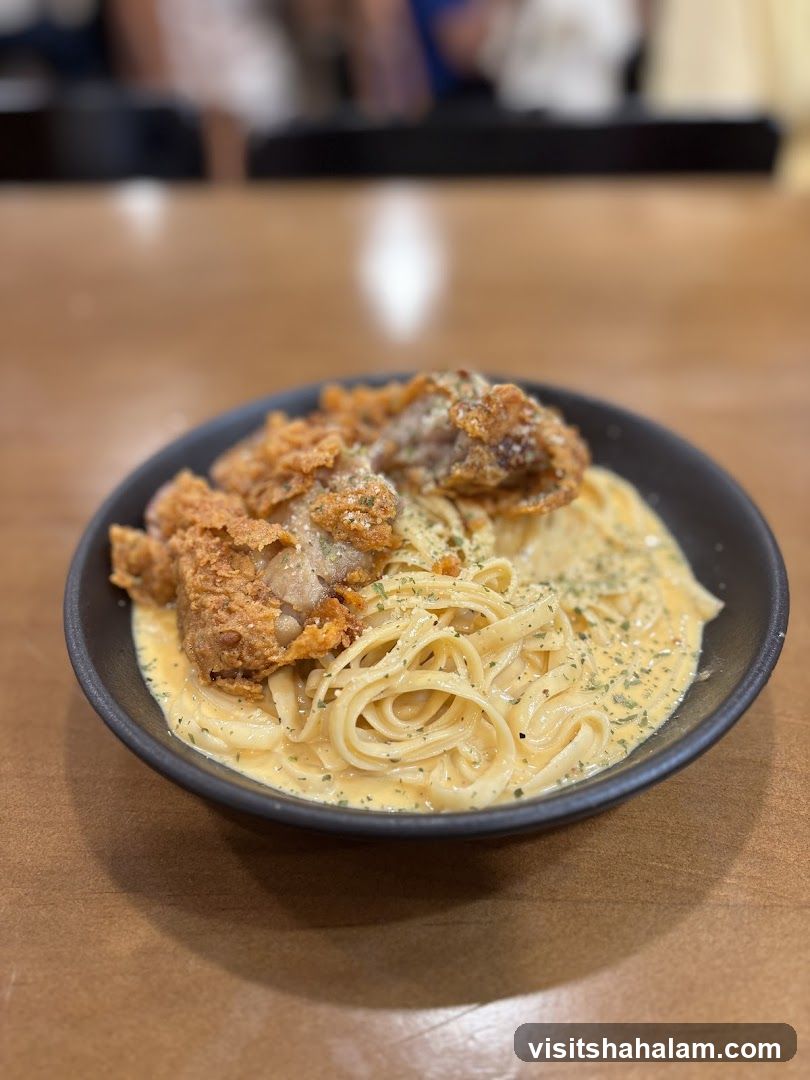 Fried Chicken Pasta