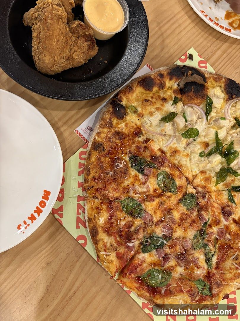 Pizza and Fried Chicken