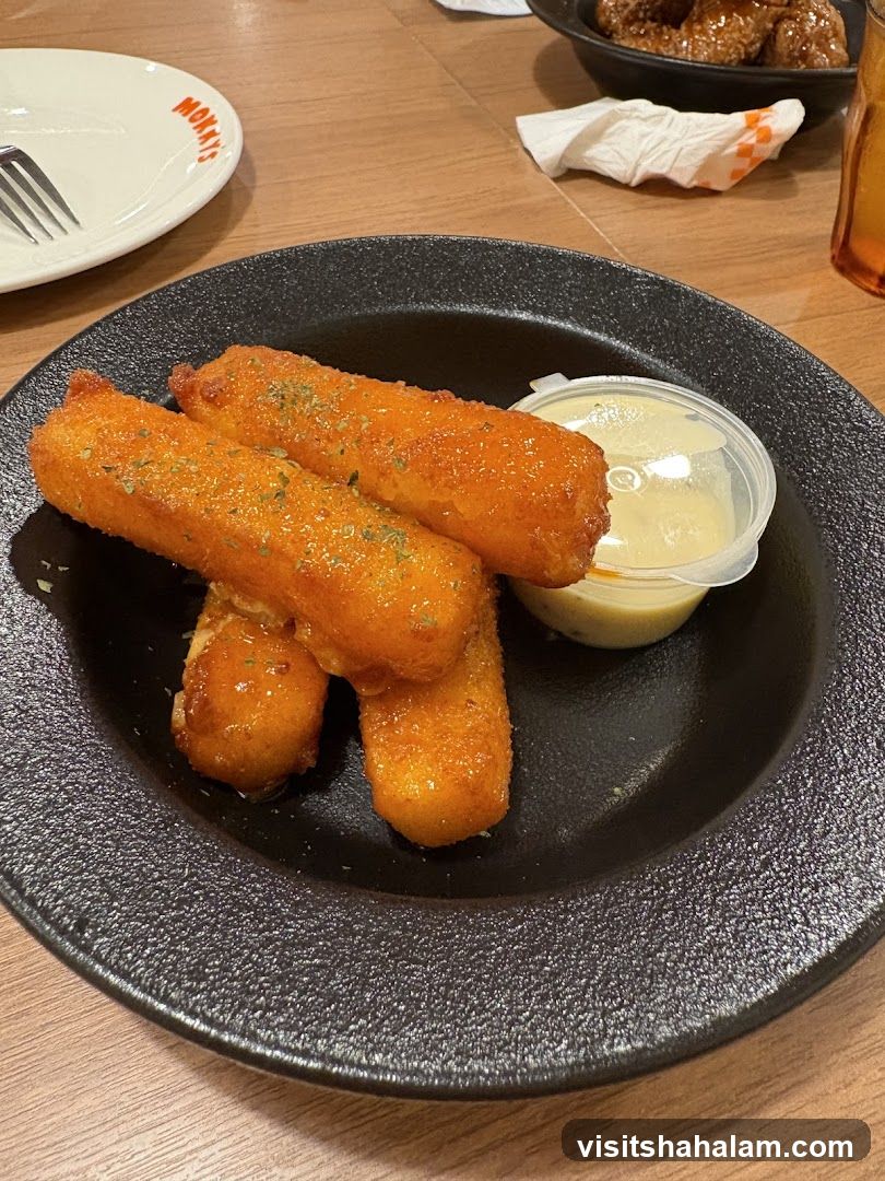 Fried Cheese Sticks with Dip