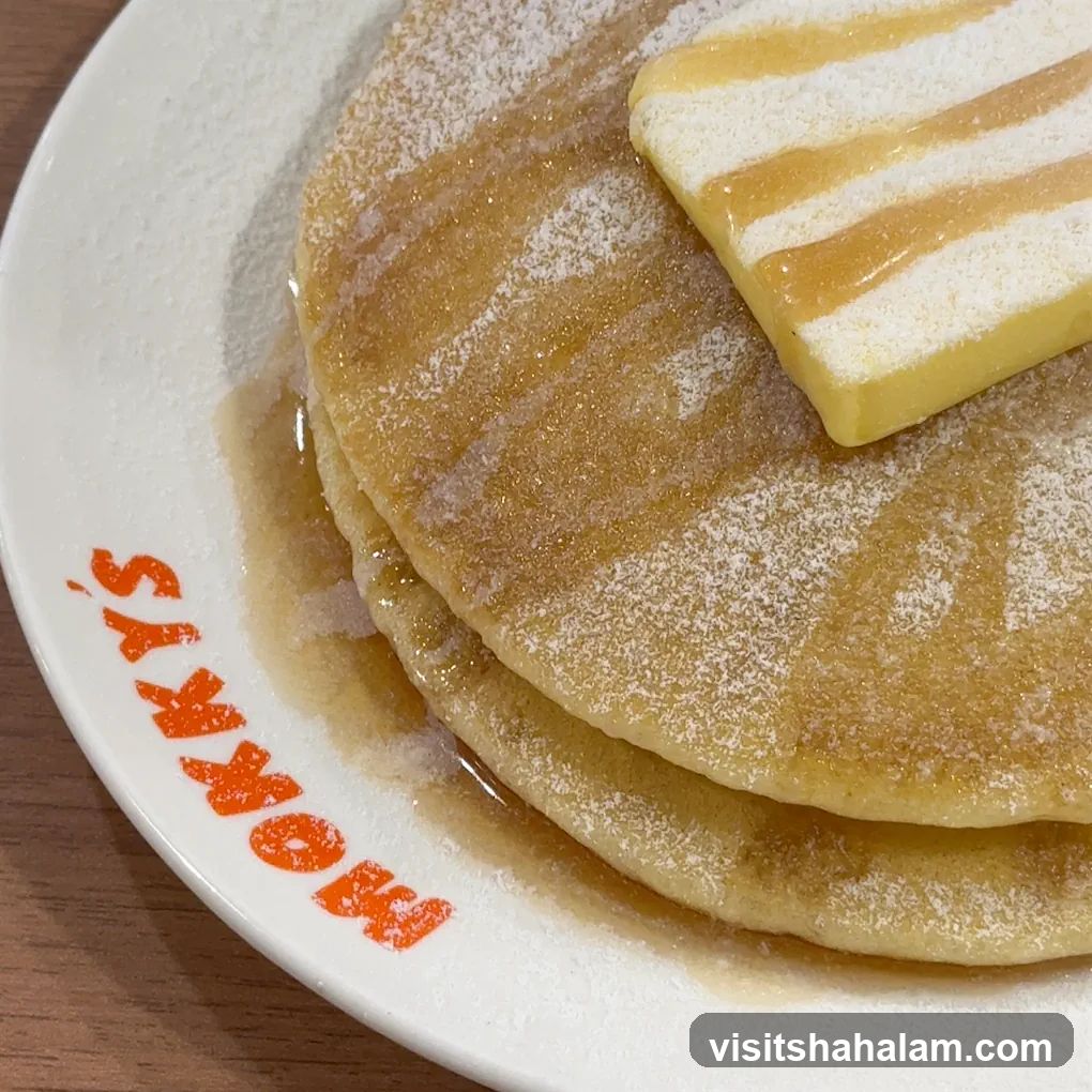 Pancakes with Butter and Syrup