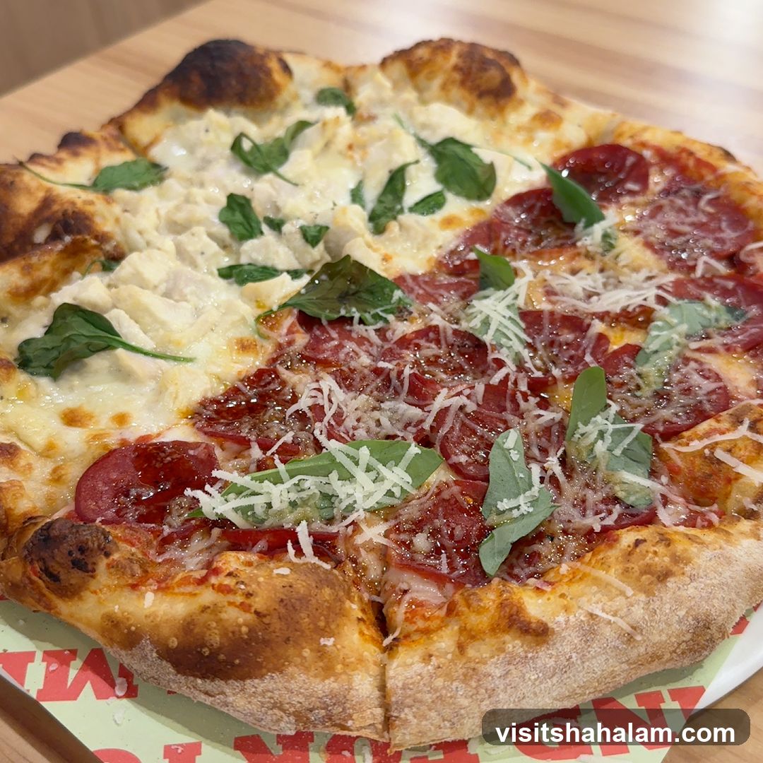 Half and Half Pizza
