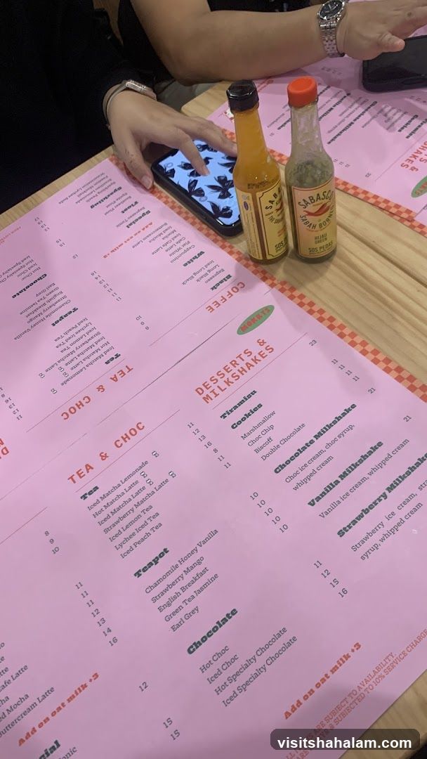 MOKKYS Menu