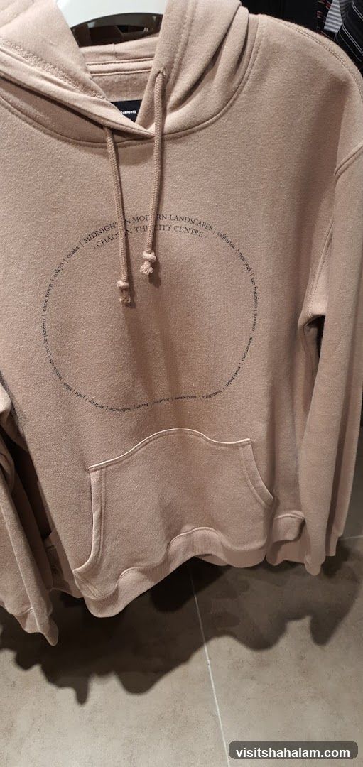 Hoodie with text design
