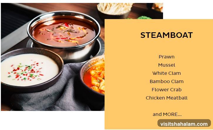 Steamboat Menu