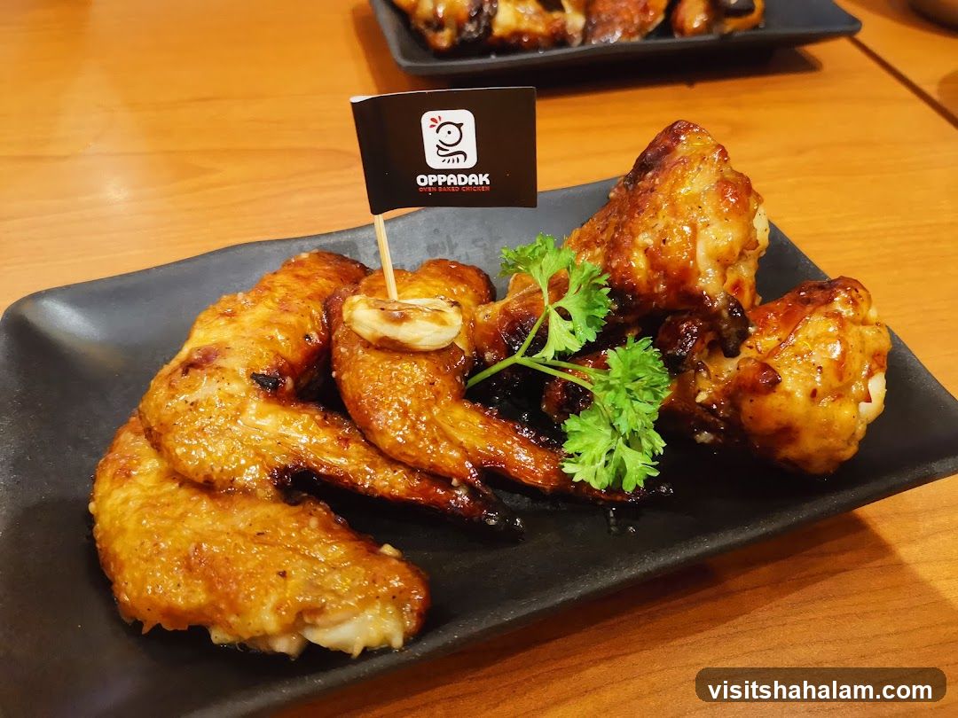 Oven-baked chicken wings
