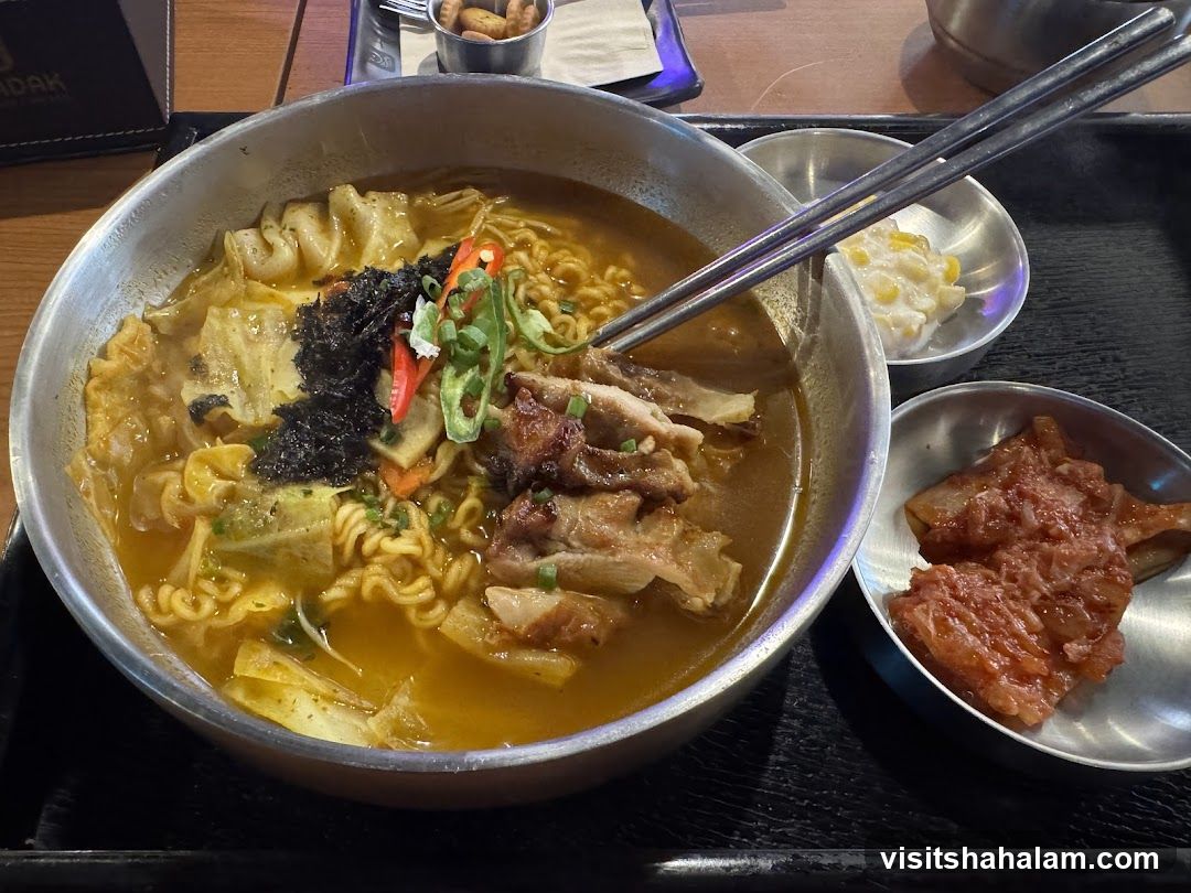Ramen with Chicken and Sides