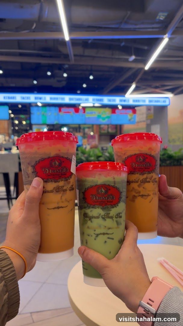 Three Thai Iced Teas