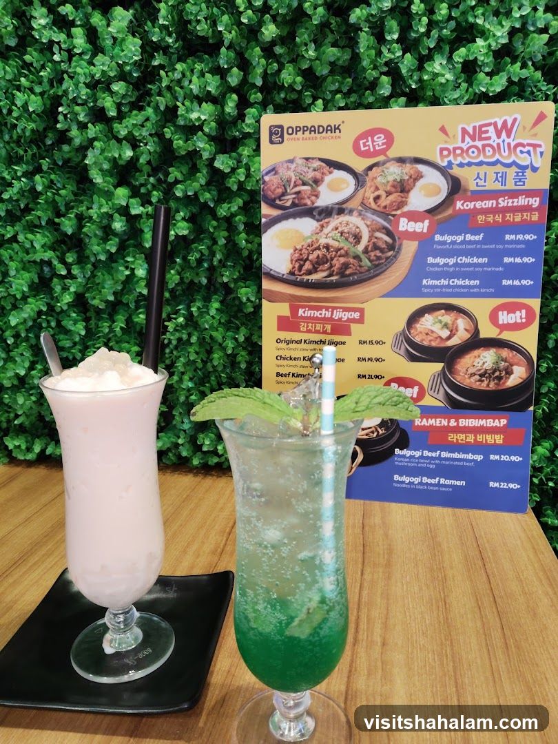 Menu and Drinks