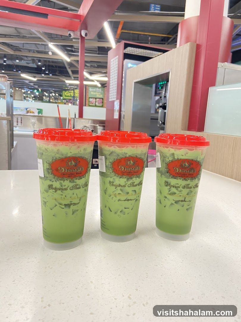Three Thai Iced Teas