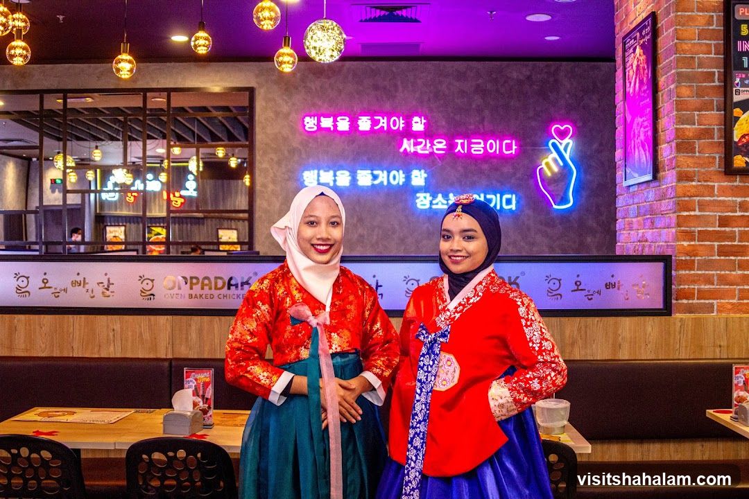 Two Women in Traditional Korean Attire