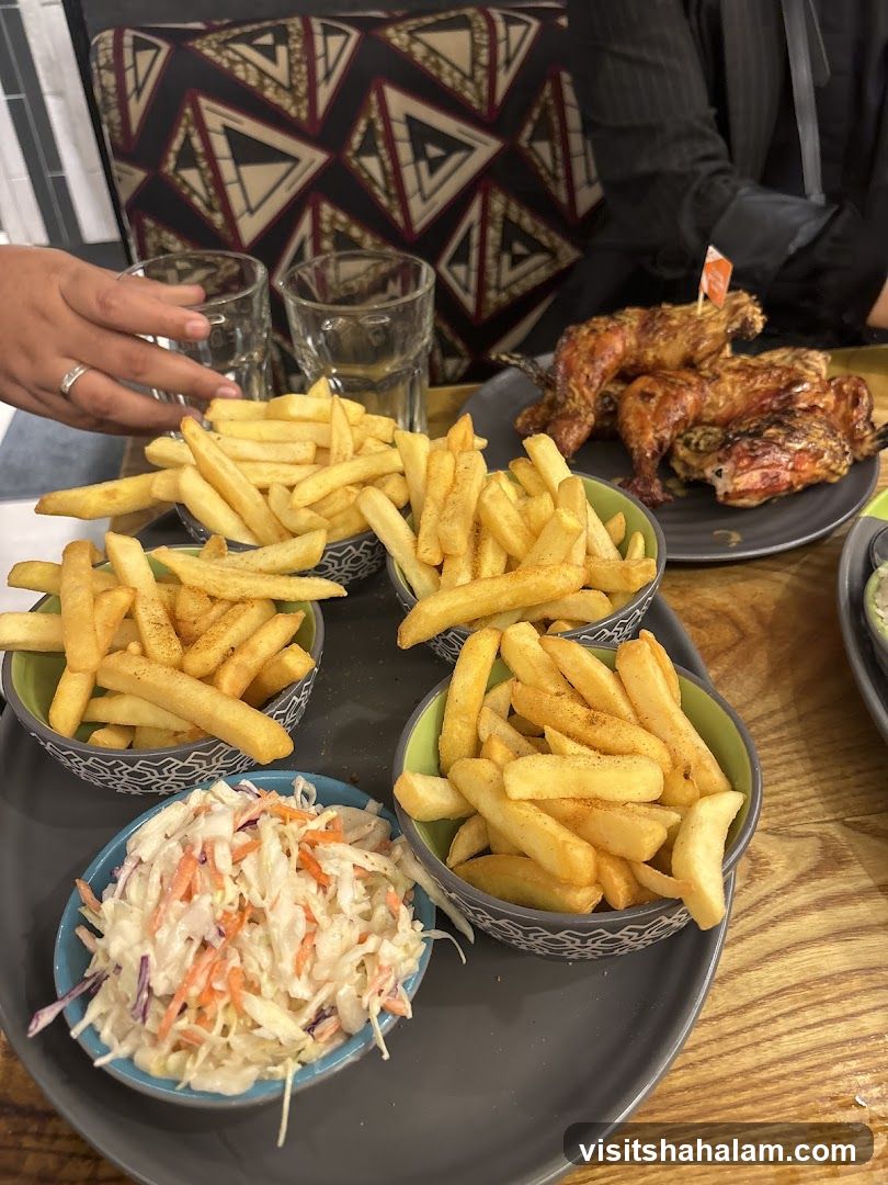 Fried Chicken and Fries