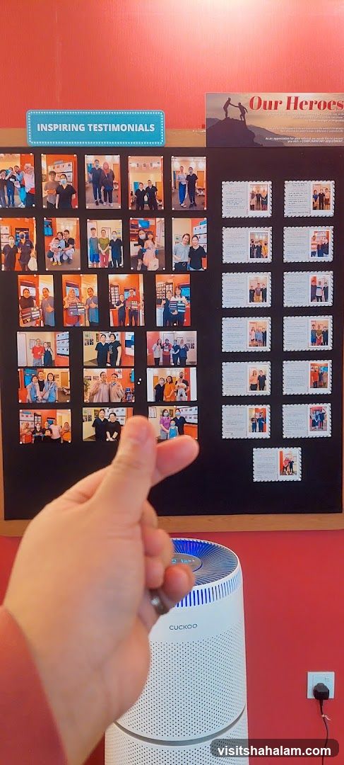 Inspiring Testimonials and Our Heroes Display