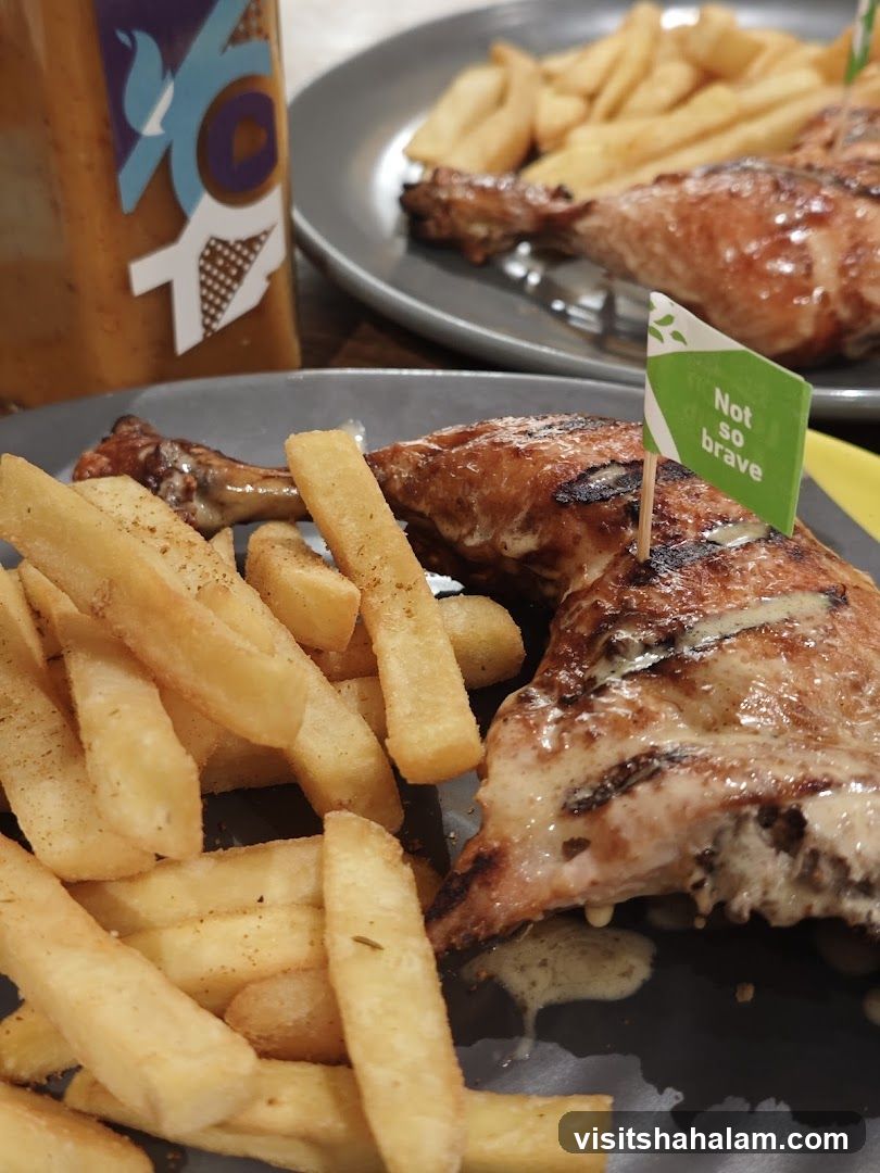 Grilled Chicken and Fries