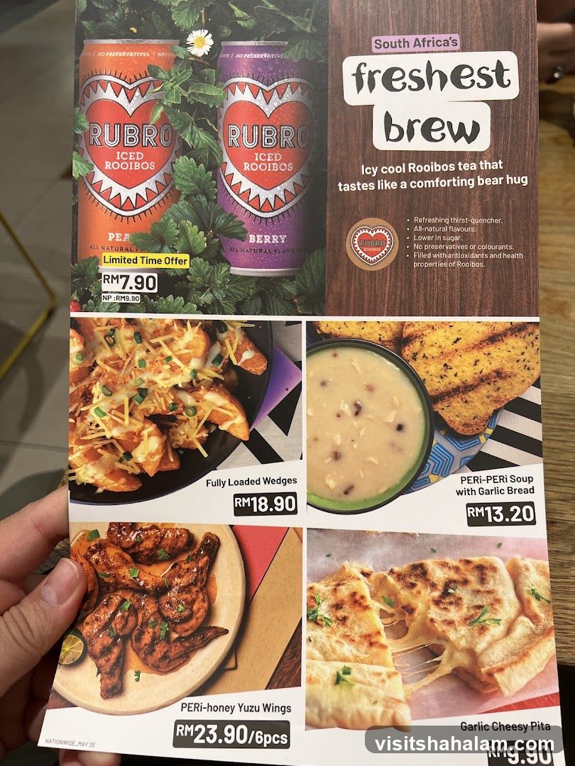 Food and Drink Menu