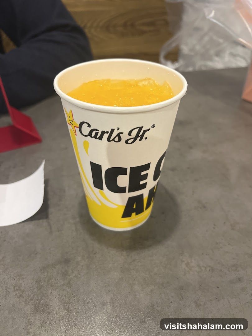 Carl's Jr. Ice Cream Cup