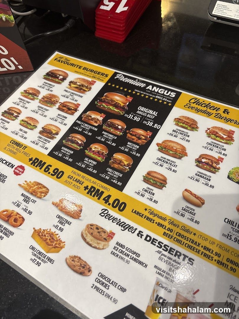 Carl's Jr. Menu