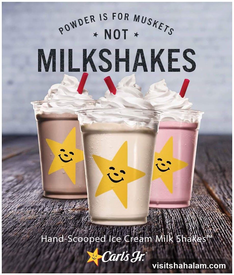 Carl's Jr. Milkshakes