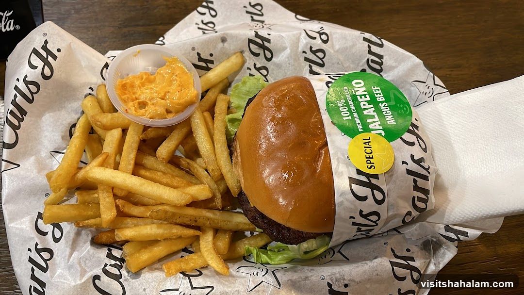 Carl's Jr. Jalapeño Angus Burger Meal