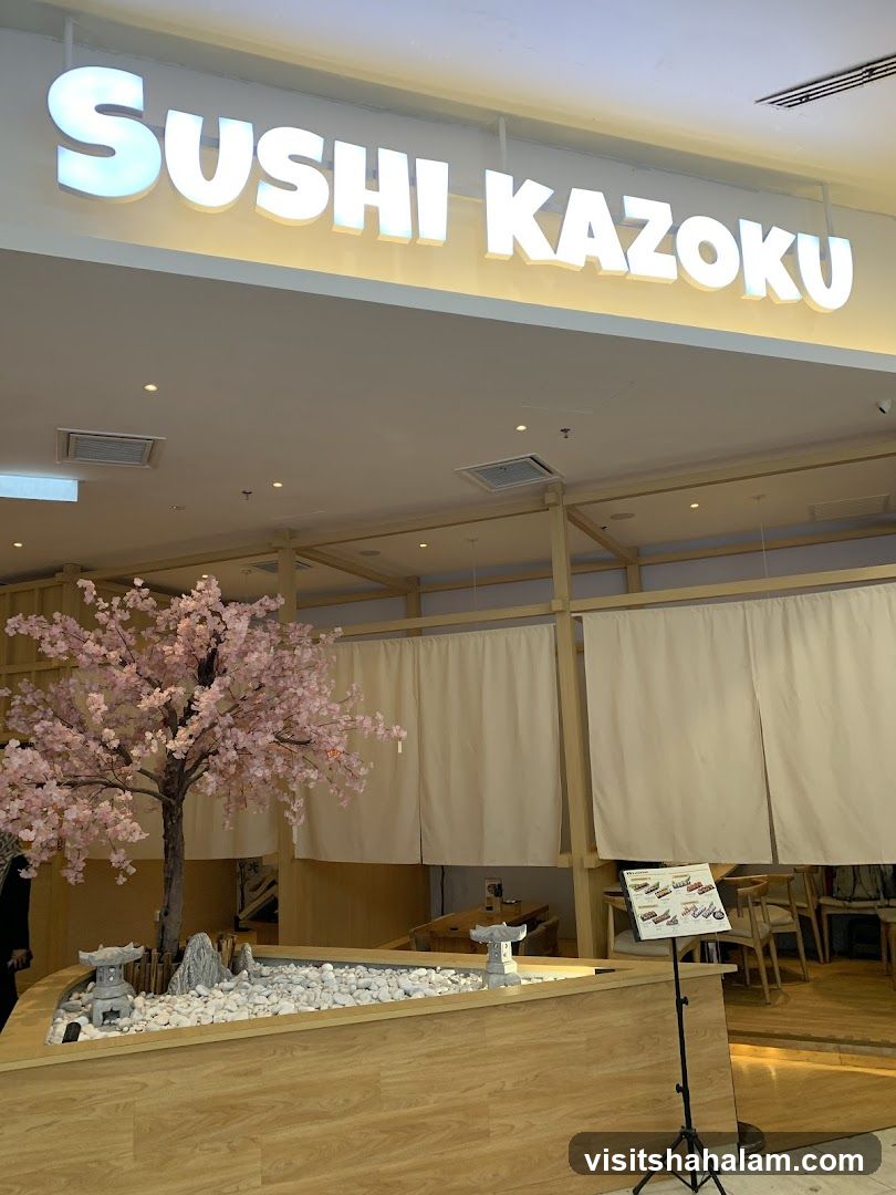 Sushi Kazoku Restaurant Interior