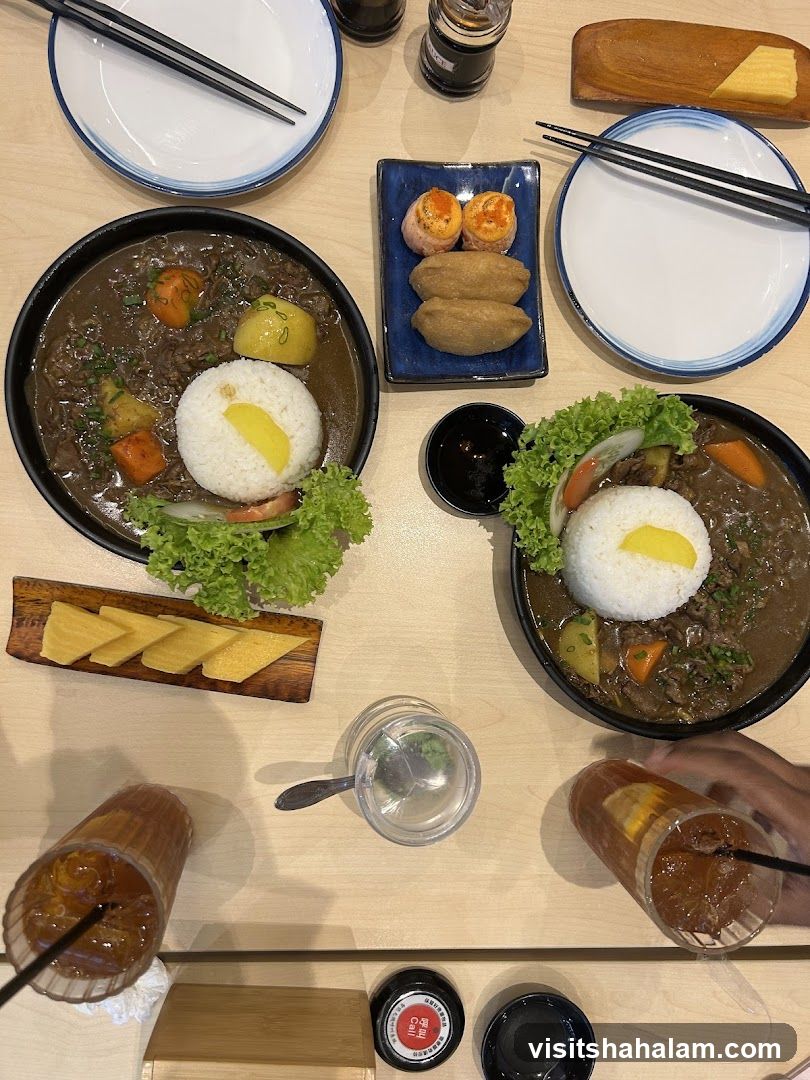 Japanese Curry and Sushi