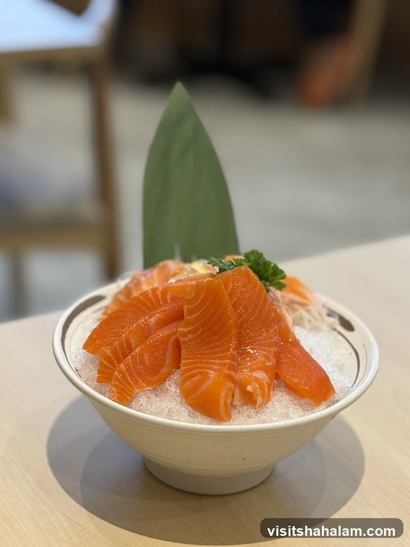 Salmon Sashimi Bowl