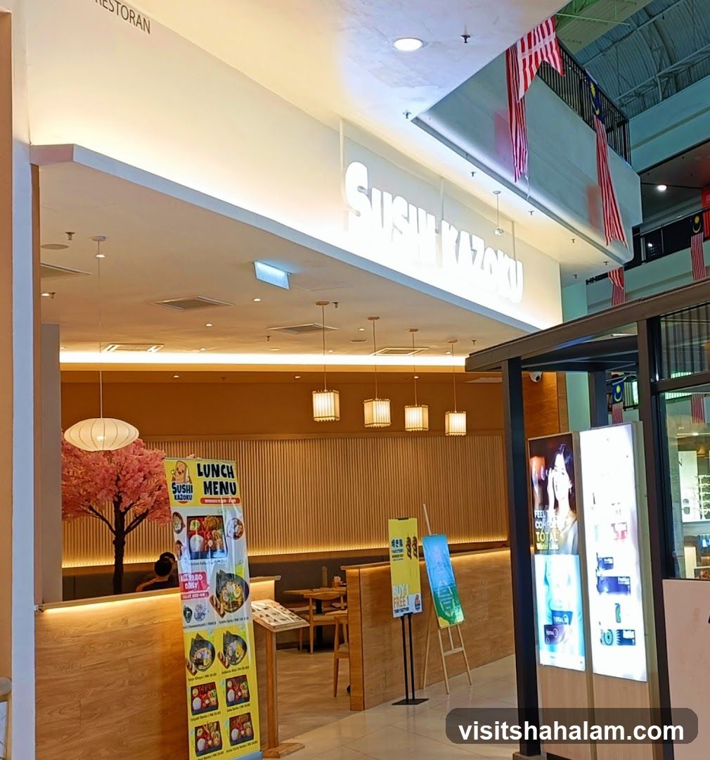 Sushi Kazoku Restaurant Entrance