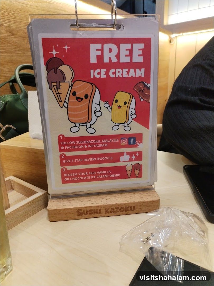 Free Ice Cream Promotion