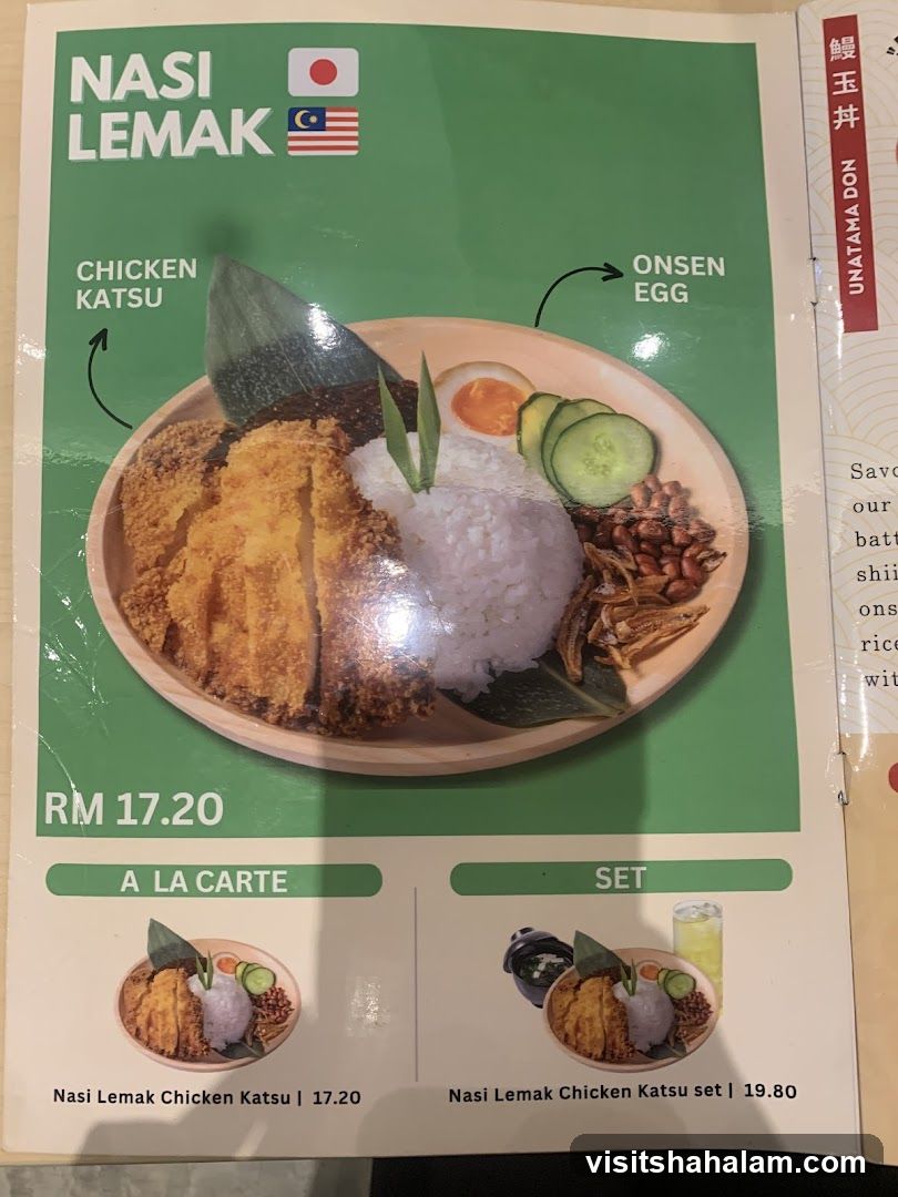 Nasi Lemak Chicken Katsu