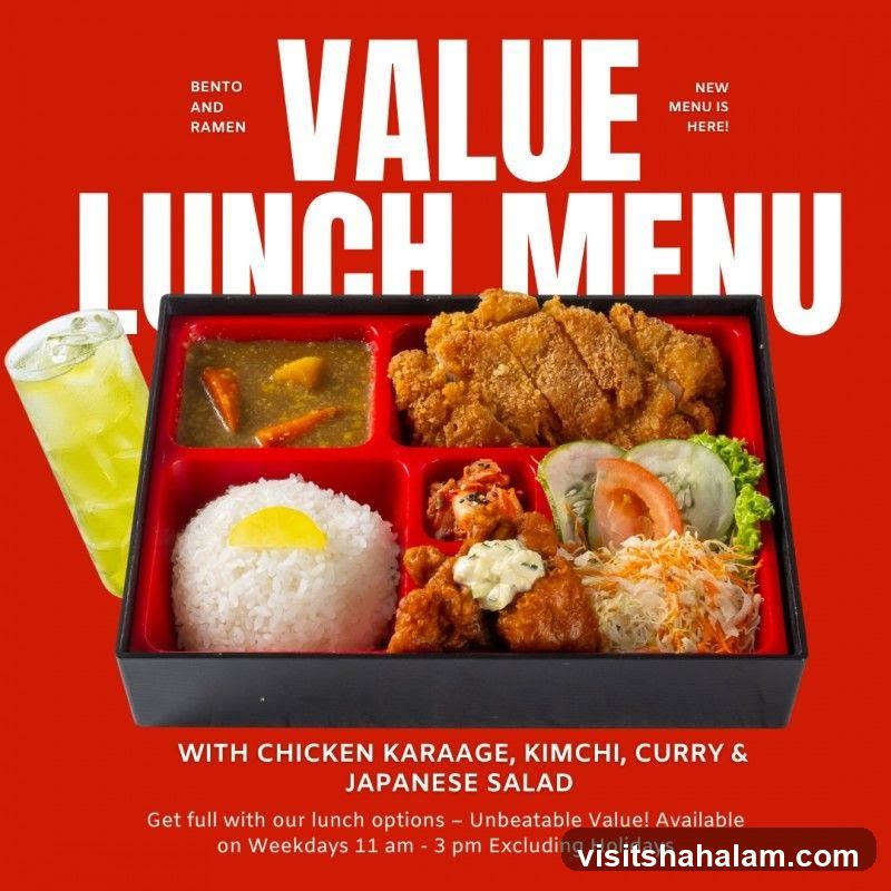 Value Lunch Menu