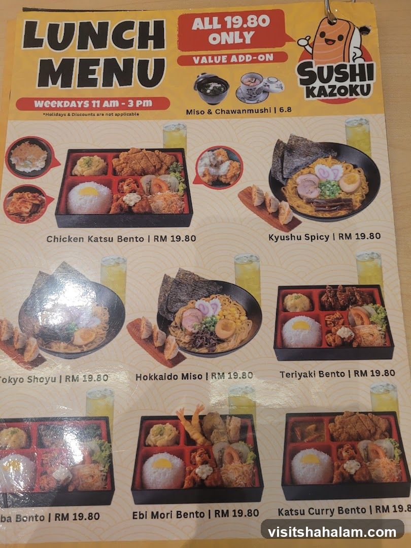 Lunch Menu