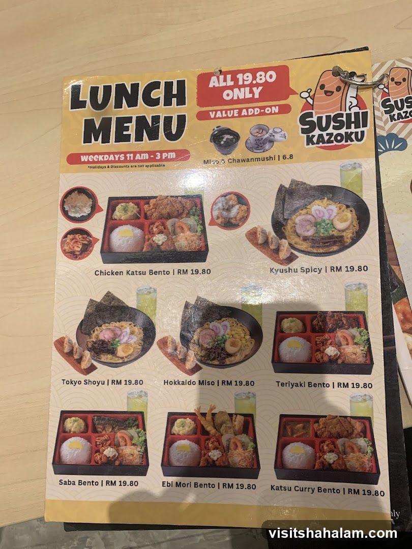 Lunch Menu