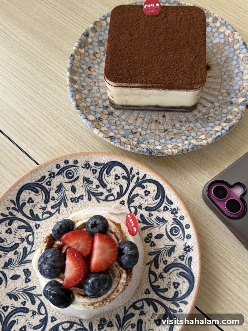 Desserts on Plates