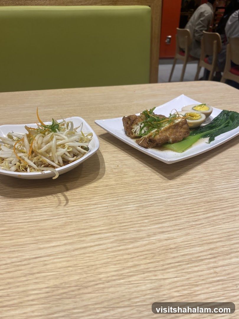 Food on a table