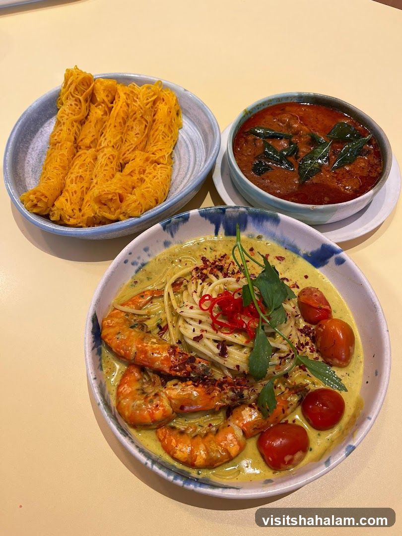 Curry and Pasta Dish