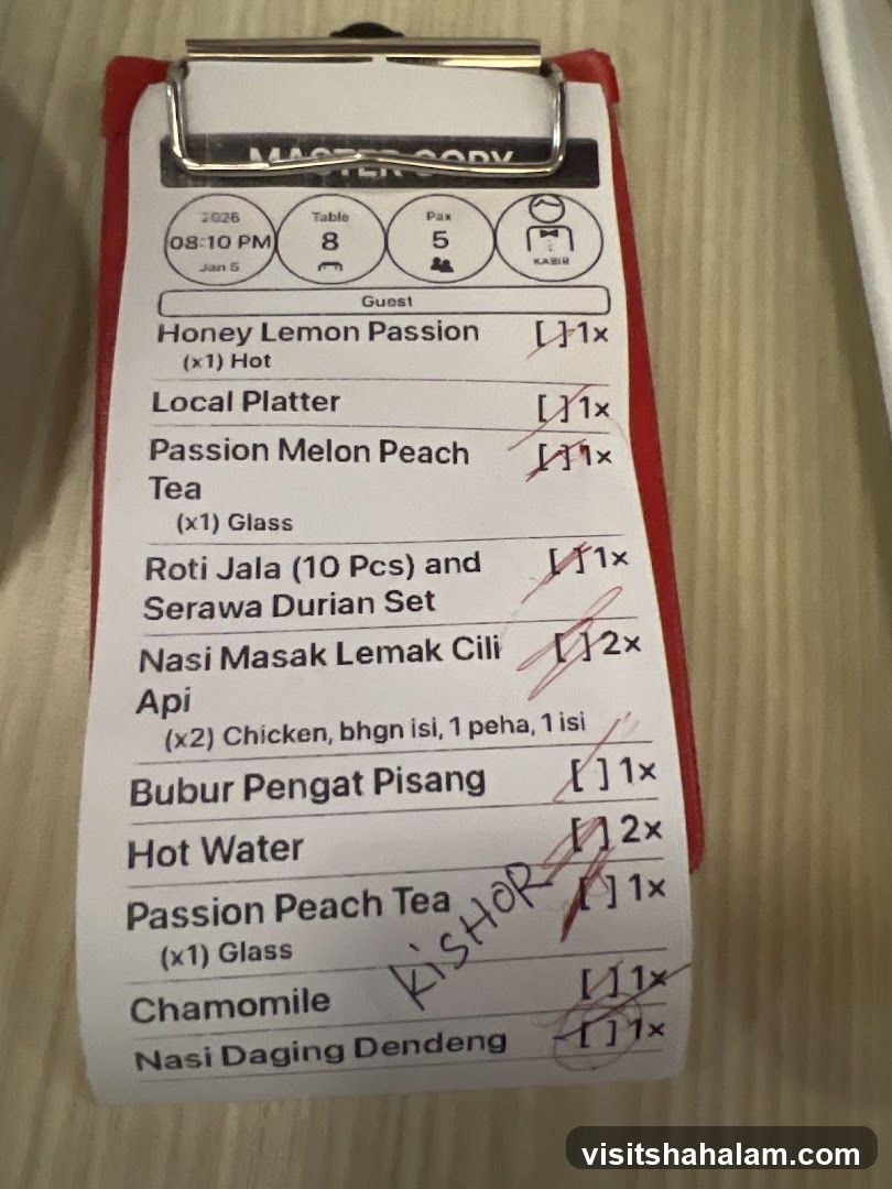 Order Slip