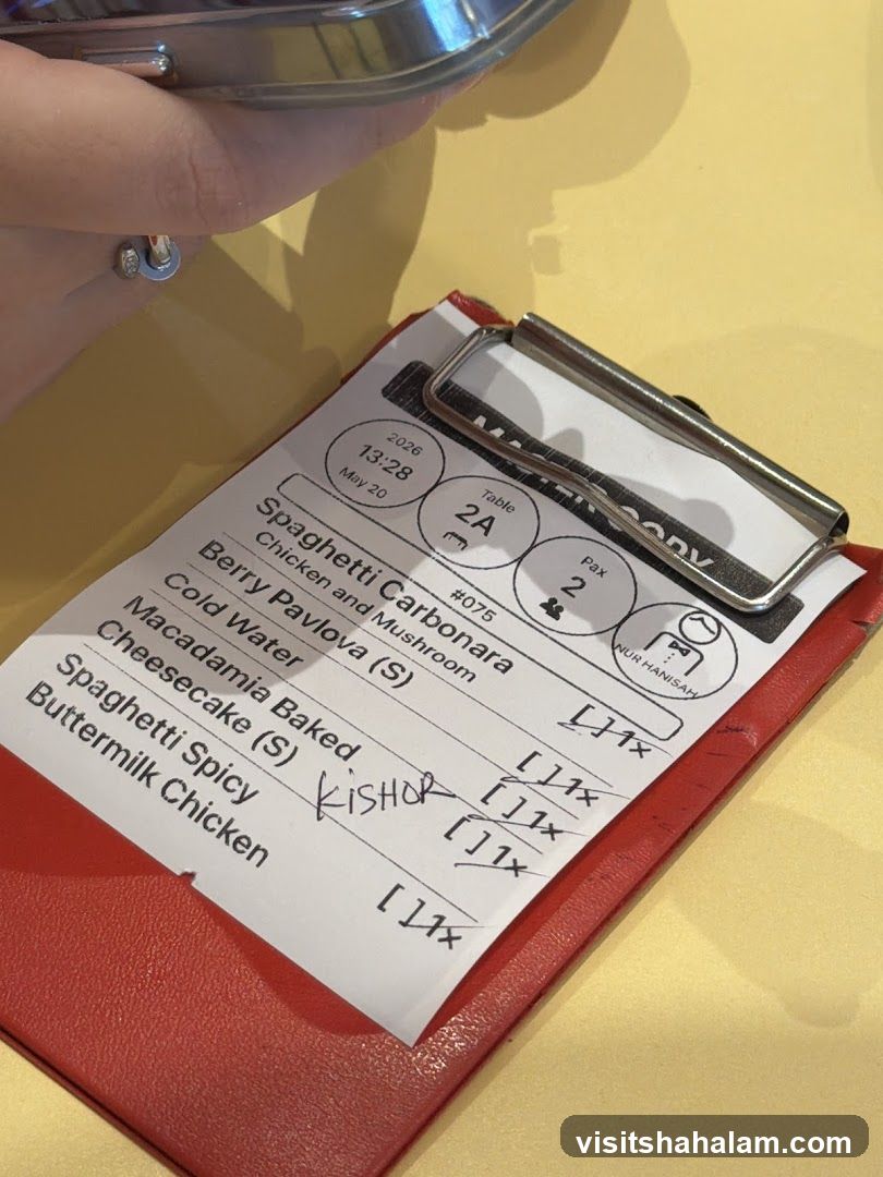 Order Slip
