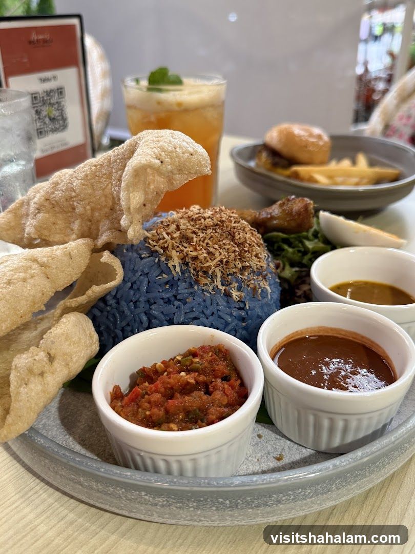 Nasi Kerabu Platter
