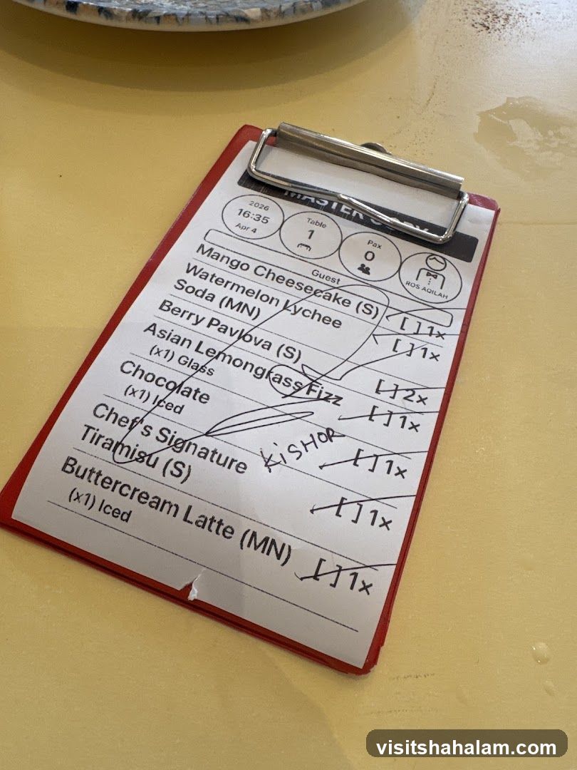 Order Slip